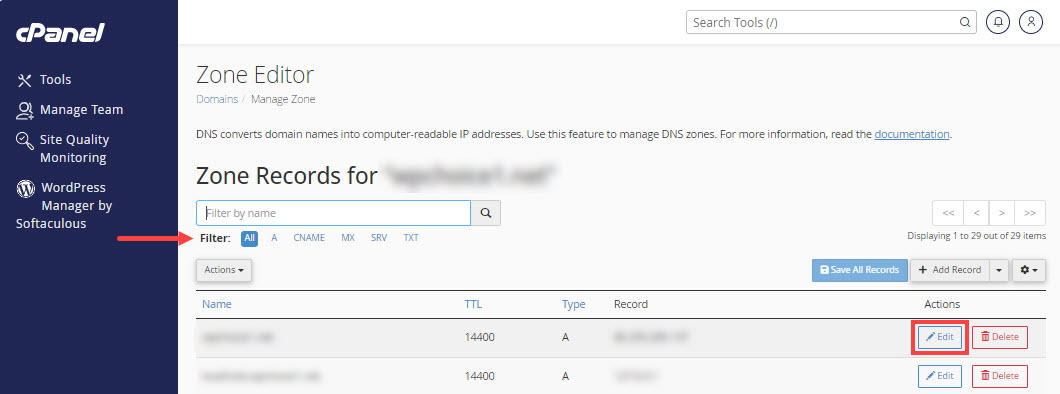 How to configure DNS for a contact form