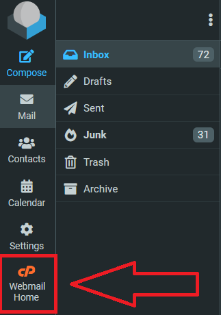 change your email password using Roundcube Webmail